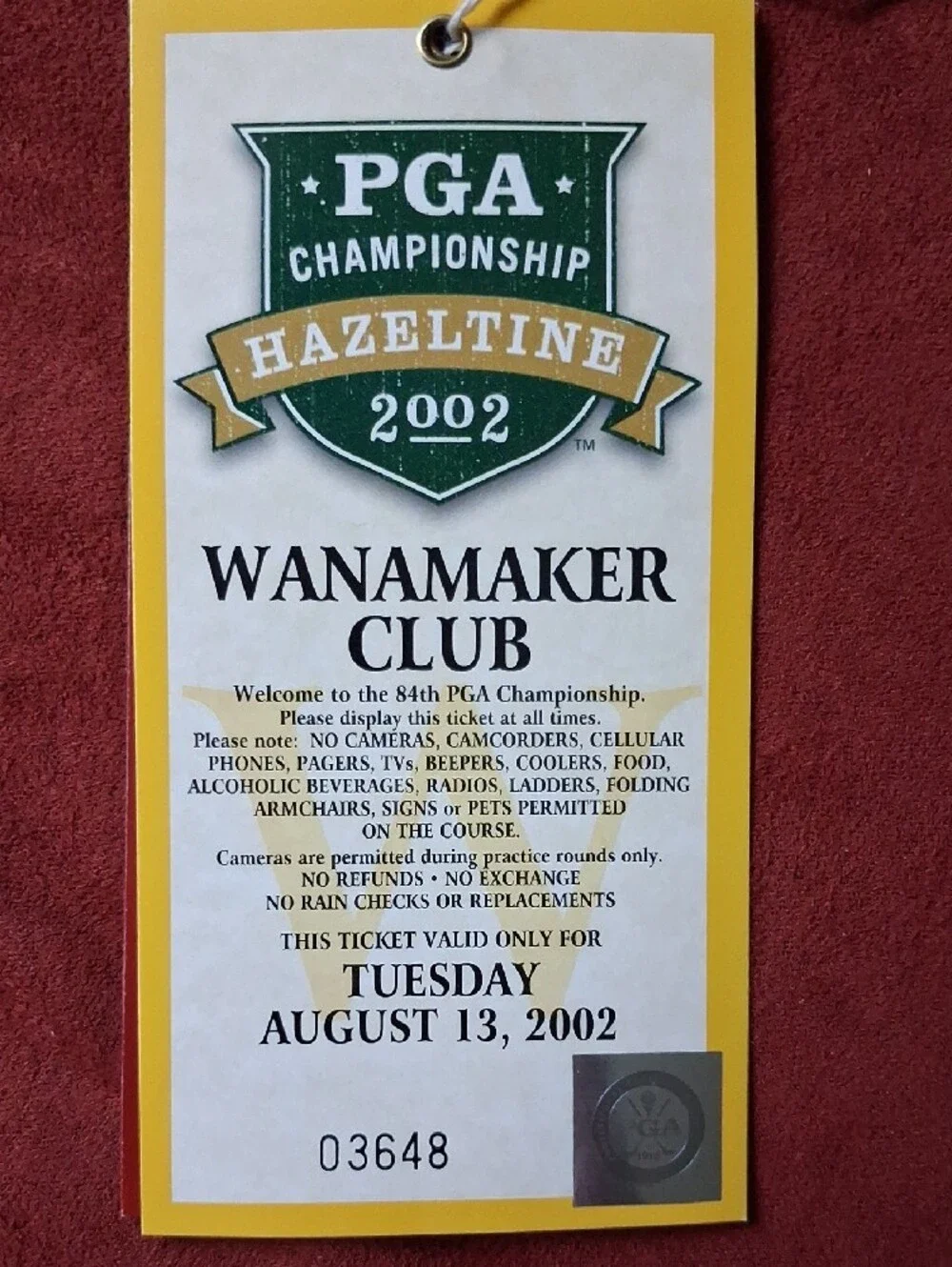 N/A official pga